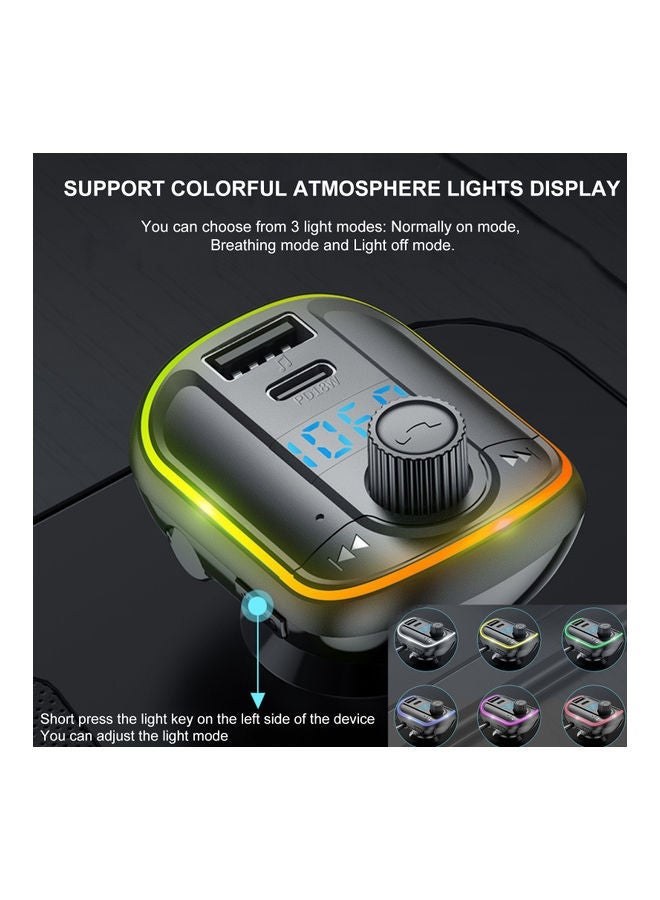 NIBEMINENT Car Bluetooth FM Transmitter - Image 5