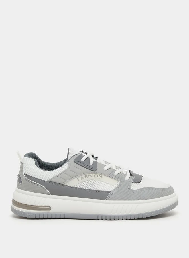 ستايلي حذاء رياضي Air Max ذو نعل سميك قابل للتنفس ورباط