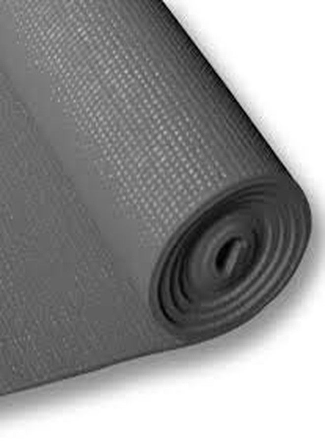 Peeplvalue Yoga Mat,Anti-Slip Yoga mat for Gym Workout and Flooring Exercise Long Size. 4 mm Yoga Mat for Men & Women Fitness, Multicolour (Grey) - Image 1