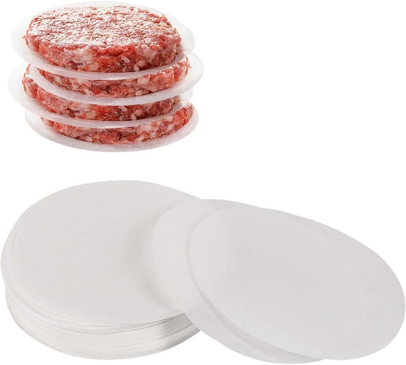 YQL Hamburger Patty Paper Round 5.5 Inch, Set of 200, Non Stick Patty Paper Sheets for Burger Press, Patty Serperate and Cake Baking(4.5/6/7/8/9/10/12inch Available) - Image 1