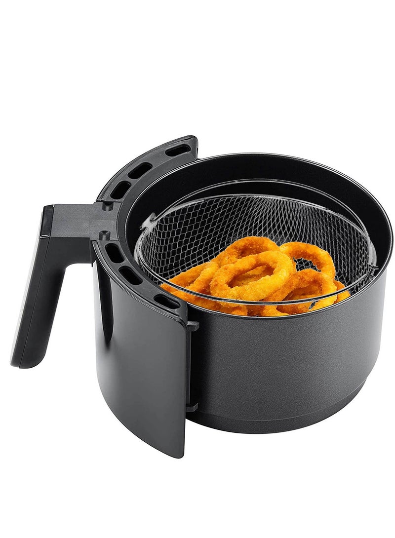 SYOSI Air Fryer Basket, Air Fryer Tray Wire Rack Roasting Basket with Handle, Stainles Steel Replacement Steamer Basket for Air Fryer, Instant Pot, Oven, Steamer (Silver) - Image 5