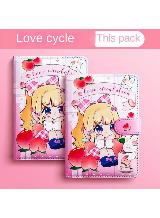 Bluejw New Handbook Girl's Cute Notebook Girl's High-value Cartoon Handbook Cane Suit Primary School Children - Image 1