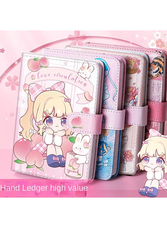 Bluejw New Handbook Girl's Cute Notebook Girl's High-value Cartoon Handbook Cane Suit Primary School Children - Image 2