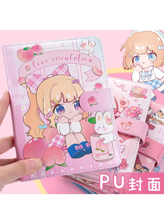 Bluejw New Handbook Girl's Cute Notebook Girl's High-value Cartoon Handbook Cane Suit Primary School Children - Image 4