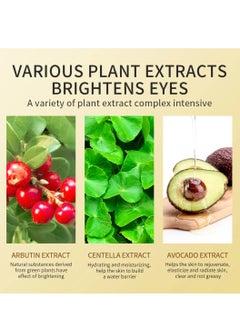 Zozu Smooth Eye Mask Rich in Avocado Fruit Essence Moisturizing Avocado Eye Mask Repairing Hydrating Nourishing Smooth Under Eye Mask Soothing Tired Eyes Reduce Dark Circles Anti Wrinkle Anti Aging Mask  - Image 5