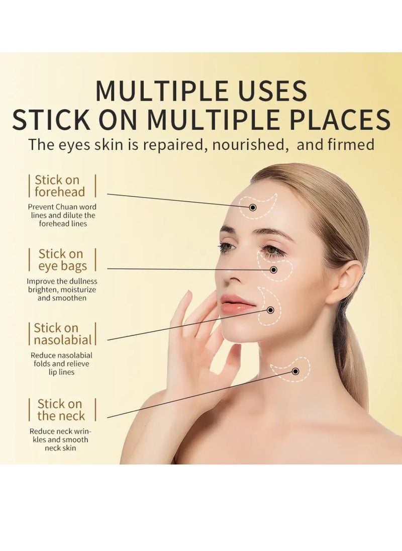 Zozu Smooth Eye Mask Rich in Avocado Fruit Essence Moisturizing Avocado Eye Mask Repairing Hydrating Nourishing Smooth Under Eye Mask Soothing Tired Eyes Reduce Dark Circles Anti Wrinkle Anti Aging Mask  - Image 3