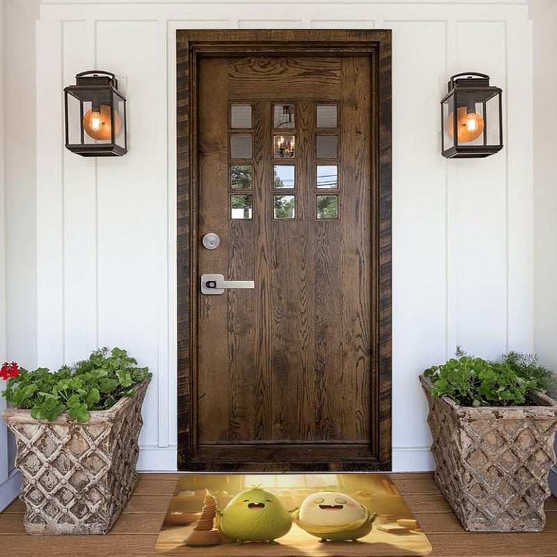 PHAYAH Avocado Doormat 16x24 Inches Indoor Outdoor Front Door Mat for Patio Garage Porch - Image 1