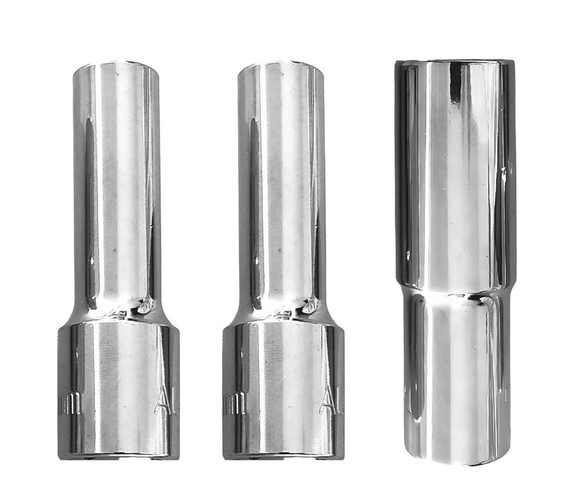 4 NEX 12mm + 14mm + 16mm, 1/2" Drive Hex Long Chrome Vanadium Steel, Anti Rust, Heavy Duty Socket - Image 1