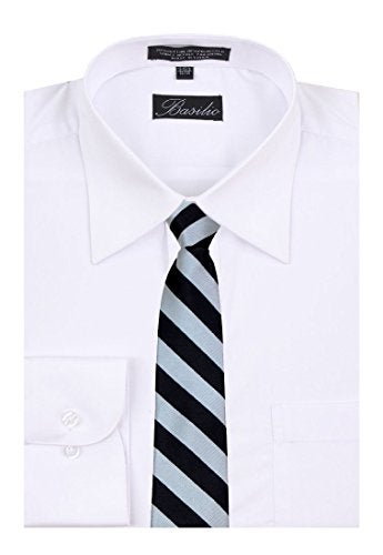 BUYYOURTIES B-ZIP-JCS-ADF-1-5 - Boys Zipper Repp Stripe College Printed Necktie Ties - Image 2