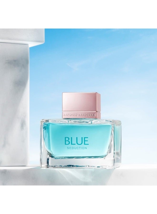 Banderas Antonio Banderas Blue Seduction ماء تواليت بخاخ للنساء، 6.7 أونصة - Image 3