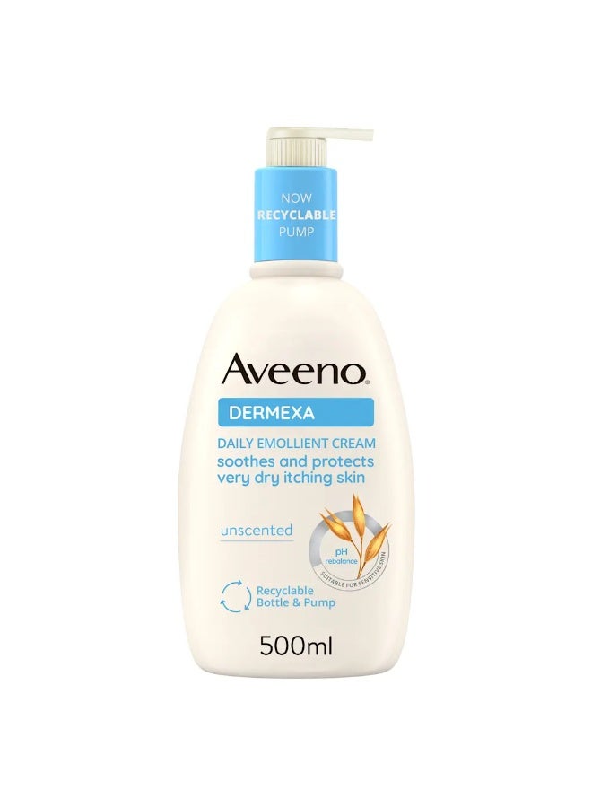 Aveeno Dermexa Soothing Emollient Cream 500ml - Image 3