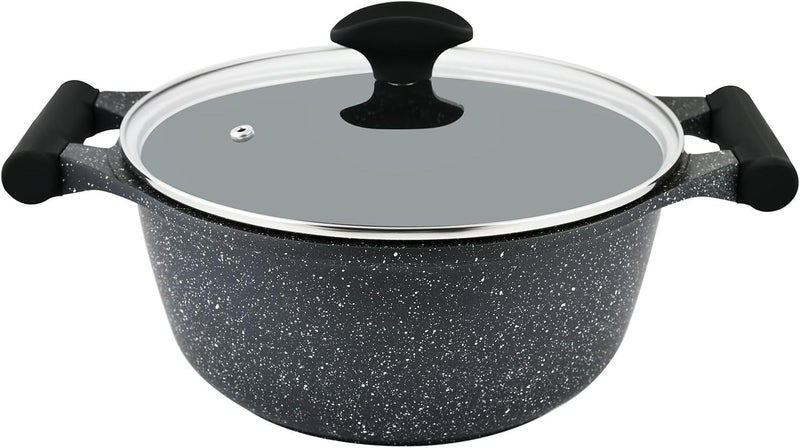 برستيج { "titleAr": "مجموعة أدوات مطبخ Prestige Essentials مكونة من 12 قطعة - سبائك الألومنيوم المقاومة للالتصاق مع قاعدة تعمل بالتسخين بالموجات فوق الصوتية قدر ومقلاة PR80965 - اللون الأسود" "detailsAr": "العلامة التجارية: Prestige الم - Image 3