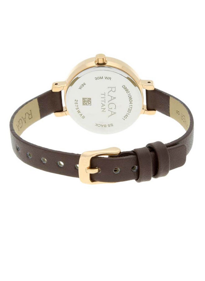 TITAN - Leather Analog Wrist Watch 2575WL01 - Image 1
