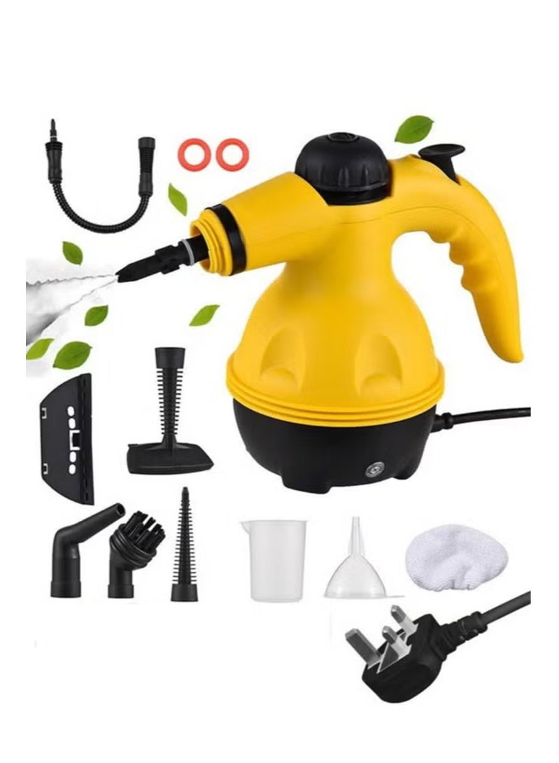 High Pressure Steam Cleaner,2.5M Cord,ABS Material,Portable Household Kitchen Handheld Steam Cleaner with Safety Lock,9 Accessory Kit and Gift - Image 1