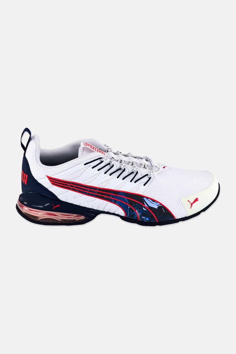 PUMA أحذية تدريب رجالية فولتياك إيفو ريترو فيوتشر كور مزودة بأربطة، بيضاء - Image 2