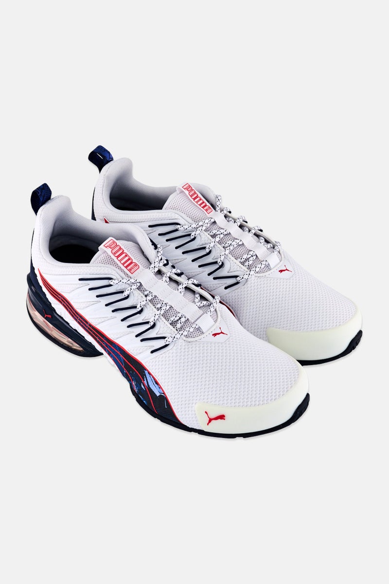 PUMA أحذية تدريب رجالية فولتياك إيفو ريترو فيوتشر كور مزودة بأربطة، بيضاء - Image 4
