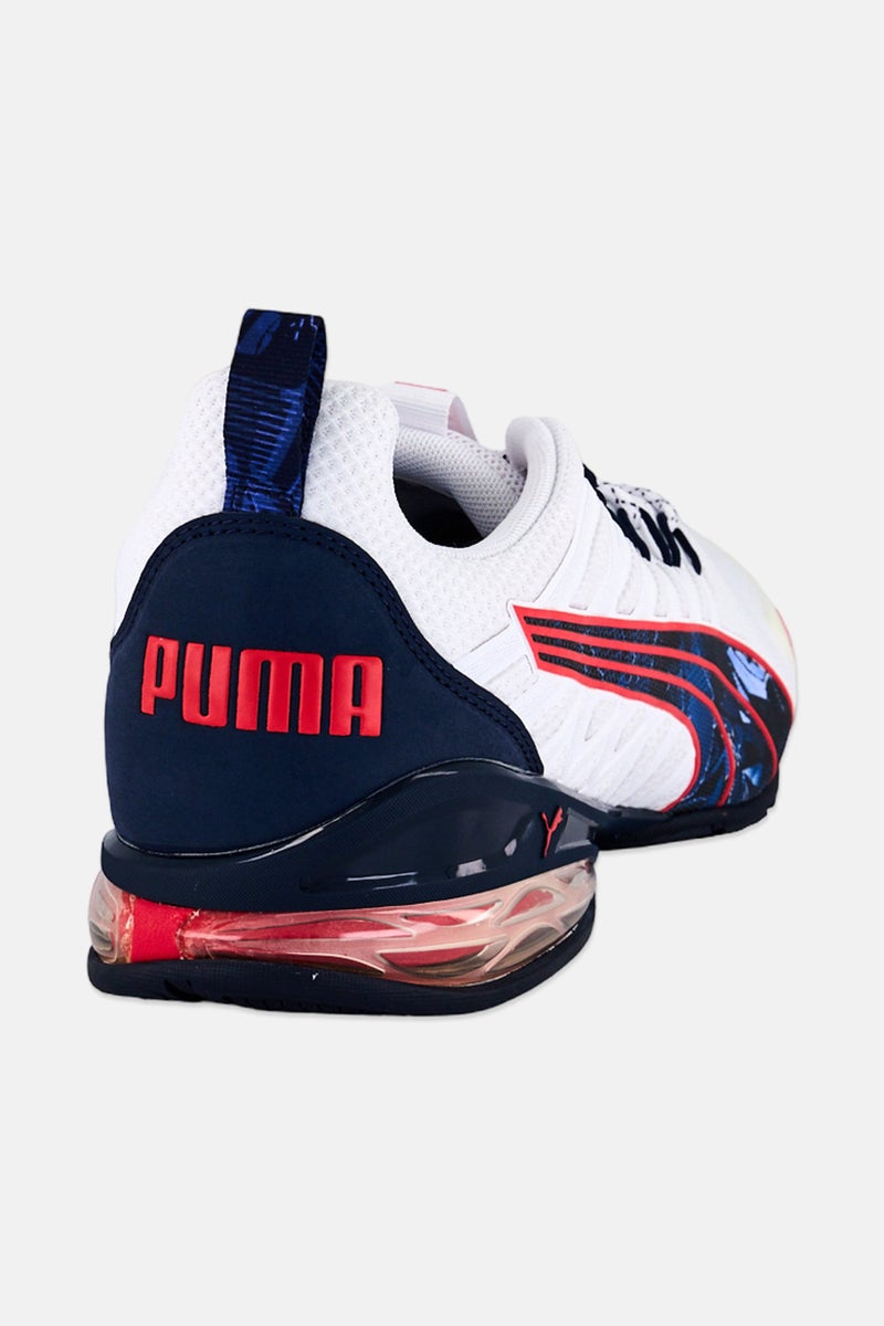 PUMA أحذية تدريب رجالية فولتياك إيفو ريترو فيوتشر كور مزودة بأربطة، بيضاء - Image 3