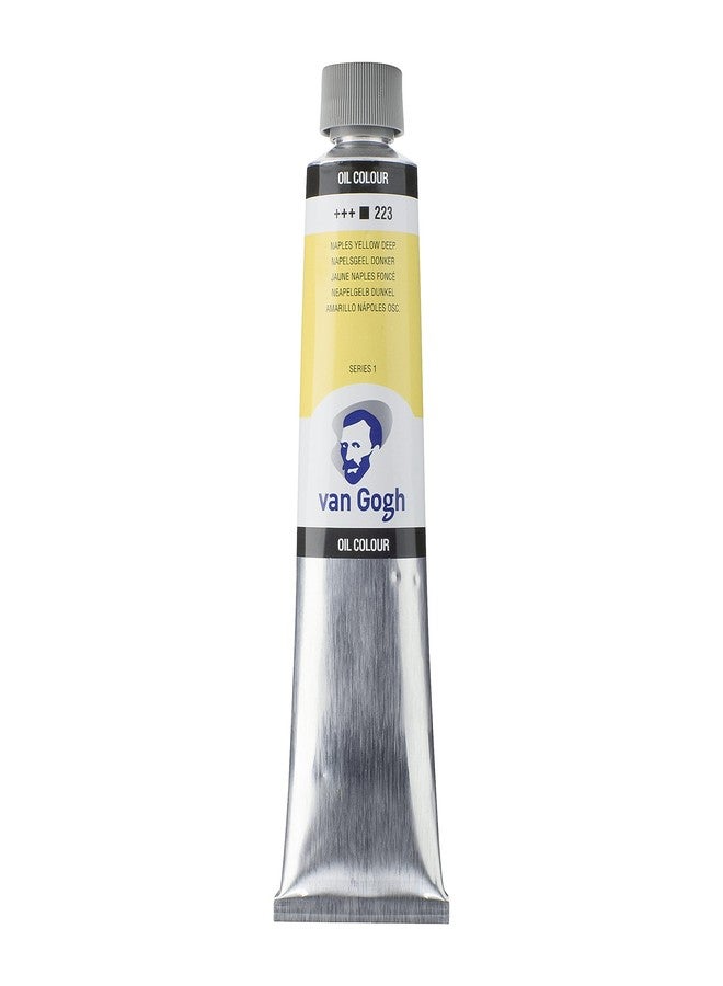 Talens Van Gogh Oil Color Paint, 200ml Tube, Naples Yellow Deep 223 - Image 1