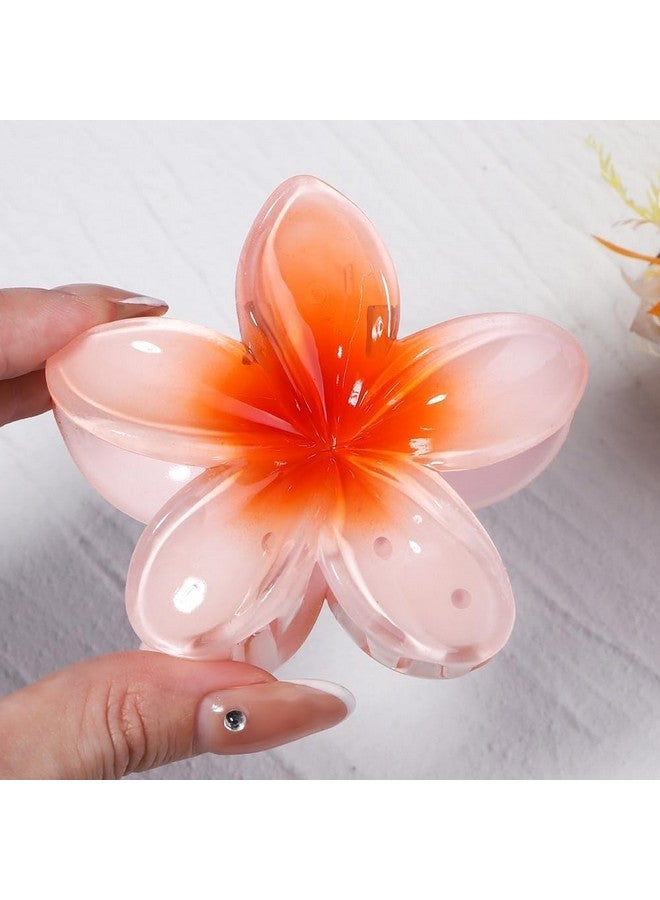 Aliza 4 Pcs Flower Hair Clips Medium Size Hair Claw Clips for Women Girls, Hair Grips Women Hair Clips Bright Color Flower Clips 3 Inch - Image 5