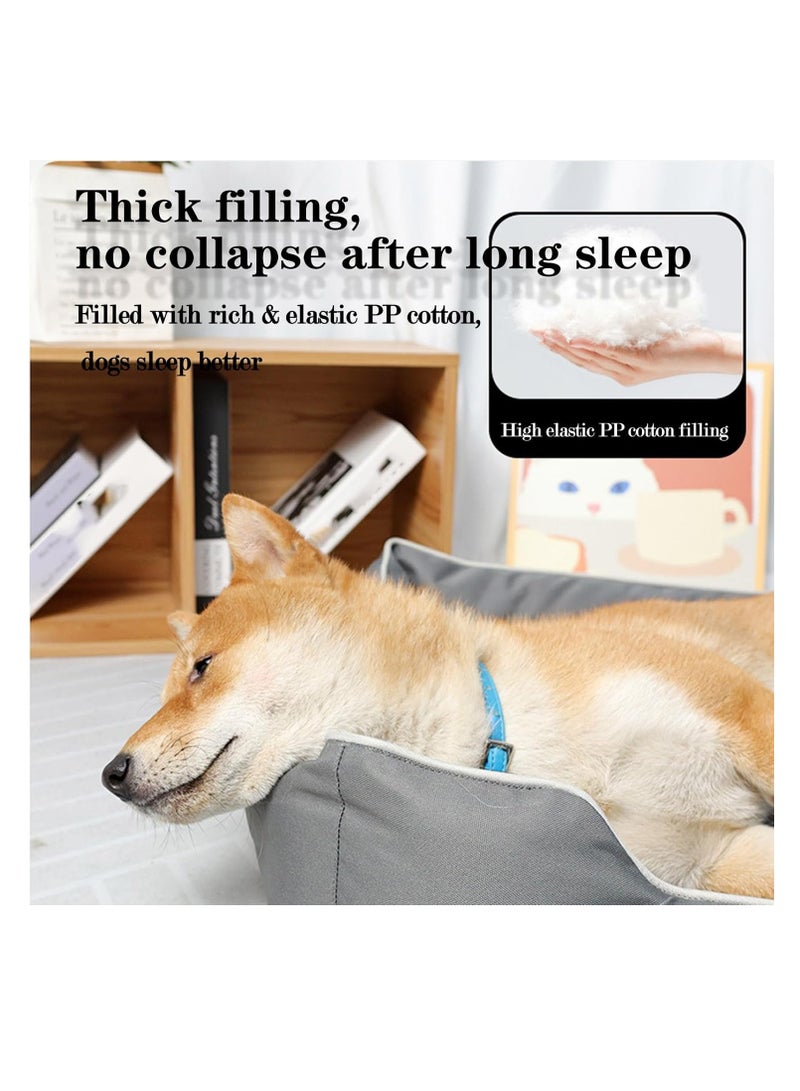 Meetion Orthopedic Dog Bed, Washable Dog Beds Large Sized Dog, 900D thickened Oxford cloth, memory foam, Anti-scratch & bite-resistant, breathable and refreshing with lining for double-sided use (Large) - Image 3