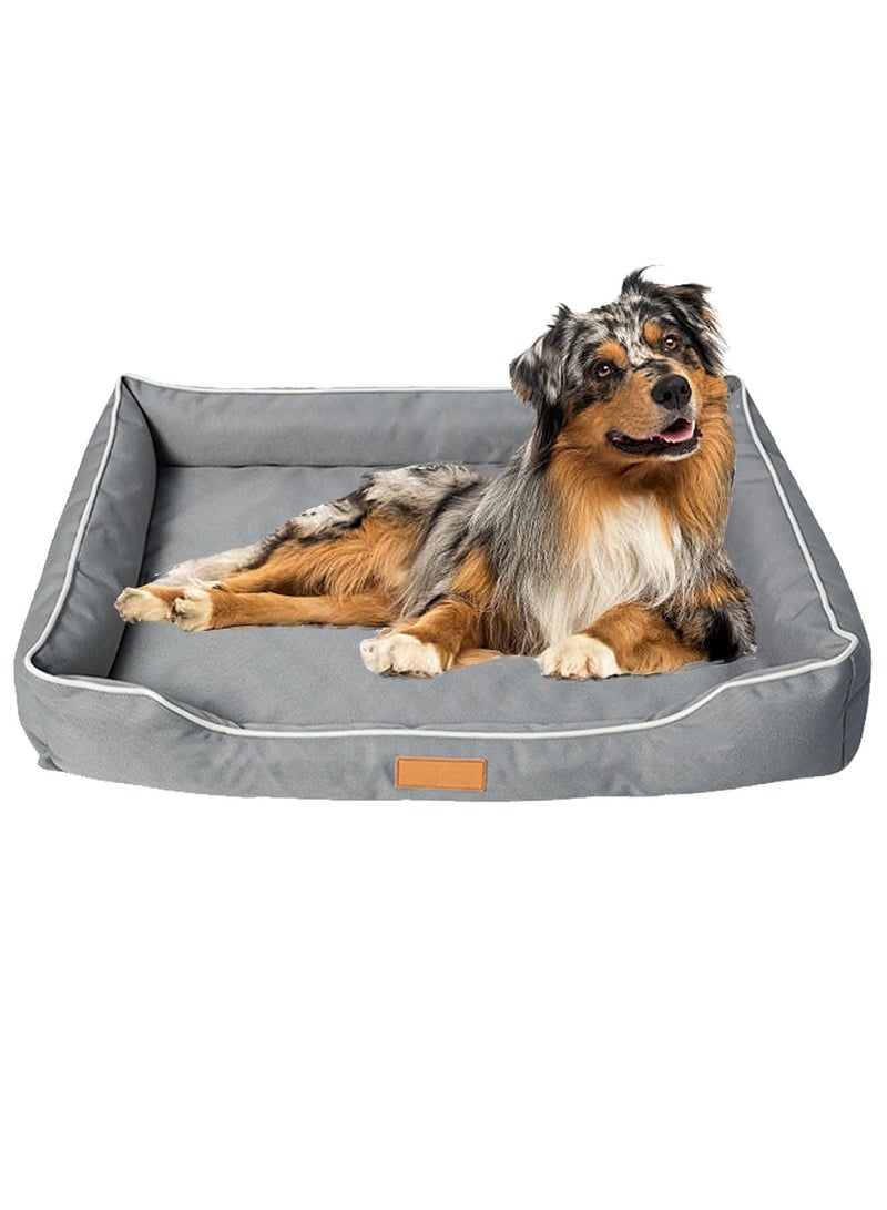 Meetion Orthopedic Dog Bed, Washable Dog Beds Large Sized Dog, 900D thickened Oxford cloth, memory foam, Anti-scratch & bite-resistant, breathable and refreshing with lining for double-sided use (Large) - Image 1