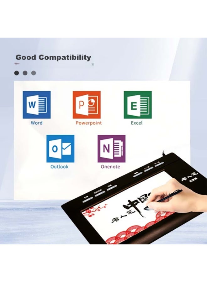 Hanvon Tangrenbi Chinese Style Plus Driverless Large Screen Writing Pad Computer Writing Pad For Elderly, Computer Writing Pad Not Suitable For Online Cl - Image 4