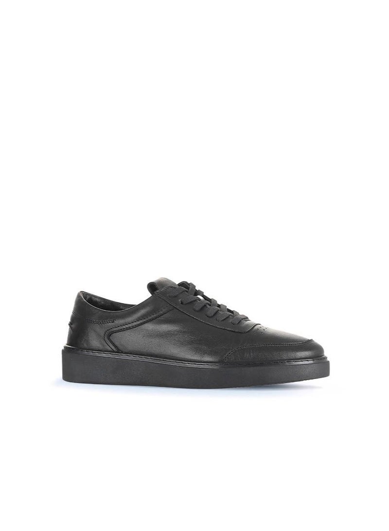 BUENO Men's Leather Sneakers – Comfortable Low-Top Lace-Up Shoes with Minimalist Design for Everyday Wear - Image 2