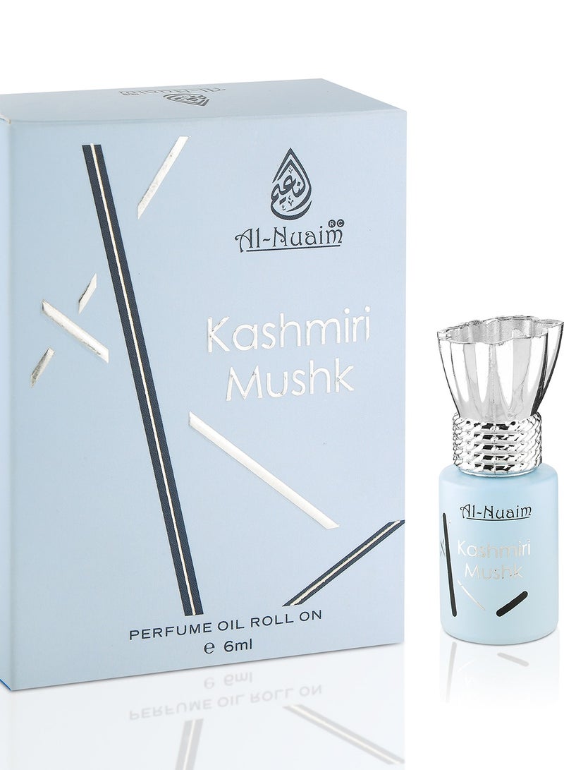 Al Nuaim Al-Nuaim Tohfa Series Kashmiri Mushk Oudh Attar Roll On for Men & Women - Pack of 2 (6ml Each) | Alcohol Free Attar | Long Lasting Fragrance - Image 4