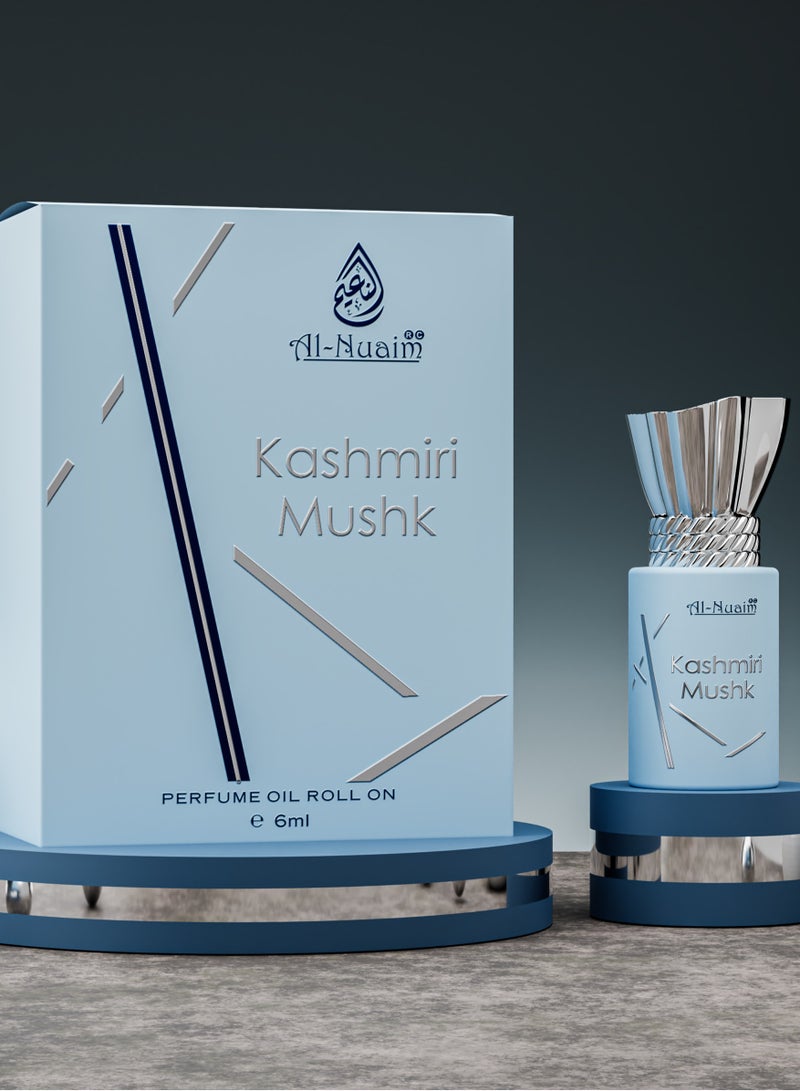 Al Nuaim Al-Nuaim Tohfa Series Kashmiri Mushk Oudh Attar Roll On for Men & Women - Pack of 2 (6ml Each) | Alcohol Free Attar | Long Lasting Fragrance - Image 2