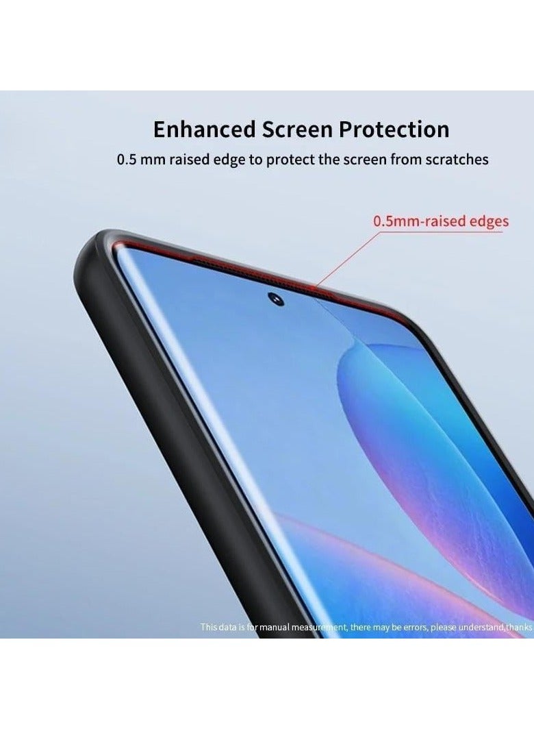 Case Cover Shockproof Hard PC Back Soft TPU Frame Anti-yellowing Slim Protective Cover Compatible with  Poco x6 Pro / K70E (Clear) - Image 2