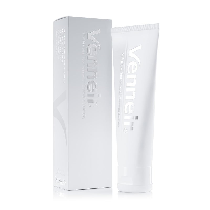 Venneir® Professional Toothpaste for Veneers, Implants, Bondings, Crowns & Sensitive Teeth - Stain Removing, Whitening, Natural, SLS Free, Pro Enamel Repair - Image 1