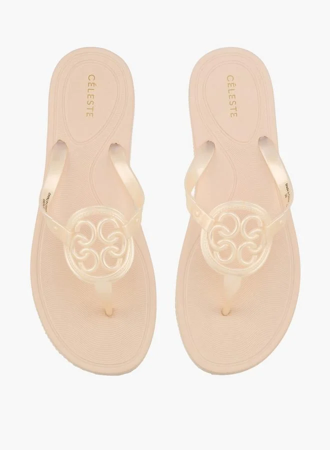 Celeste Women Monogram Flip Flops