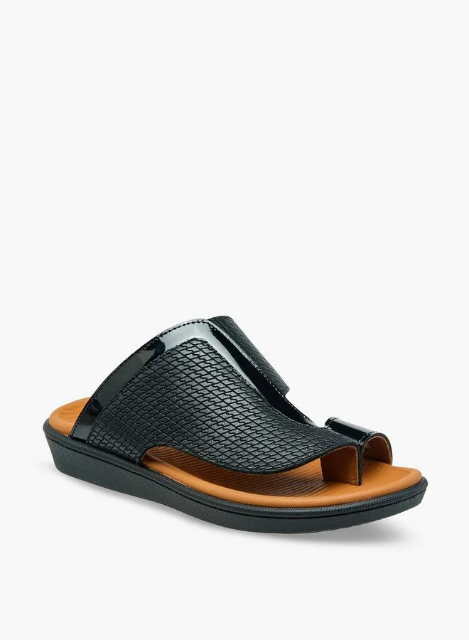 الواحة Boys Leather Arabic Sandals