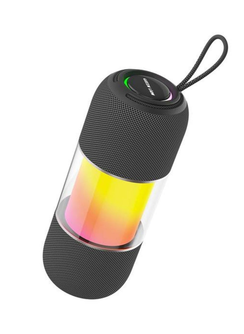 GREEN LION - Change Pro RGB Portable Speaker with True Wireless Stereo Function, 360° Audio, IPX7 Waterproof, 6 Hours Playtime, Extra Bass - Black - Image 1