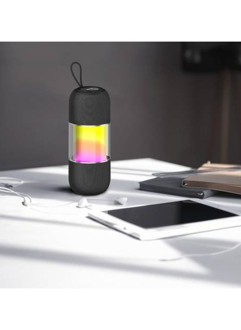 GREEN LION - Change Pro RGB Portable Speaker with True Wireless Stereo Function, 360° Audio, IPX7 Waterproof, 6 Hours Playtime, Extra Bass - Black - Image 1