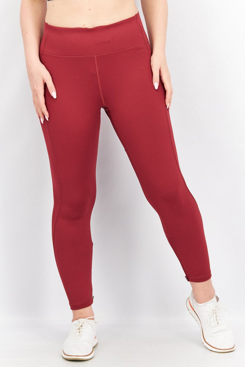 Adidas x Karlie Kloss Women Sportswear Fit Running Leggings, Red - Image 1