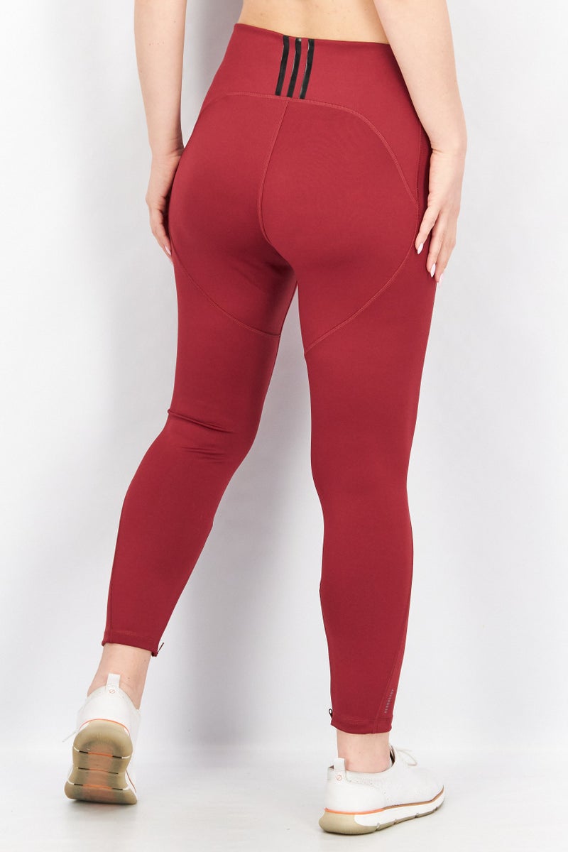 Adidas x Karlie Kloss Women Sportswear Fit Running Leggings, Red - Image 2