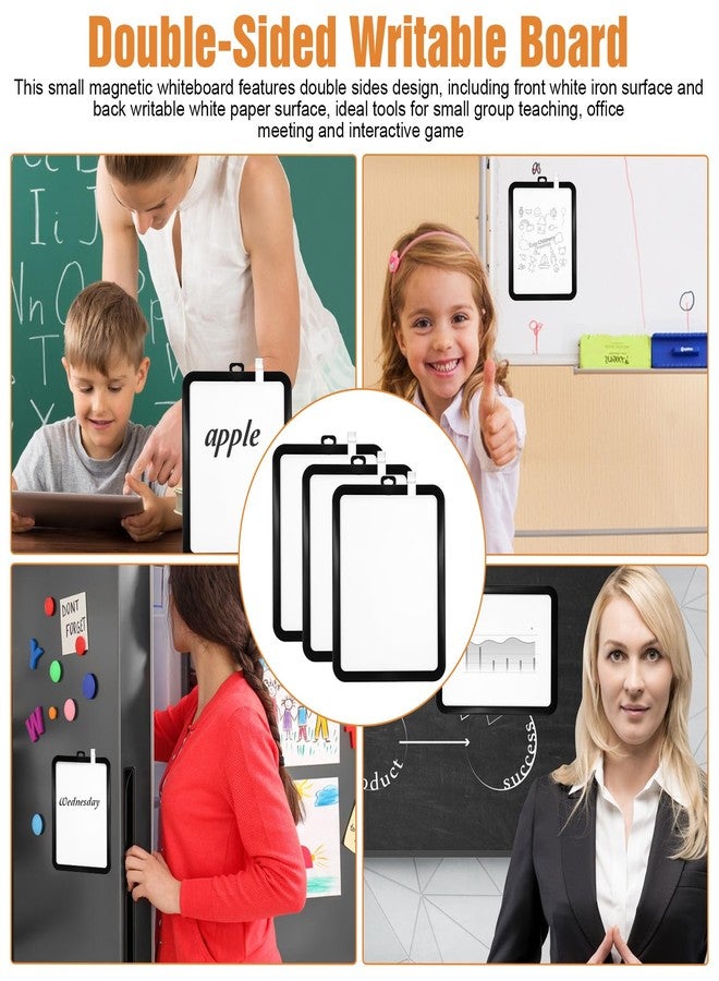 mekueeex 10 Small White Board Dry Erase Boards Classroom Pack Mini White Boards 8.5" x11” Double Sided Personal Whiteboards - Image 4