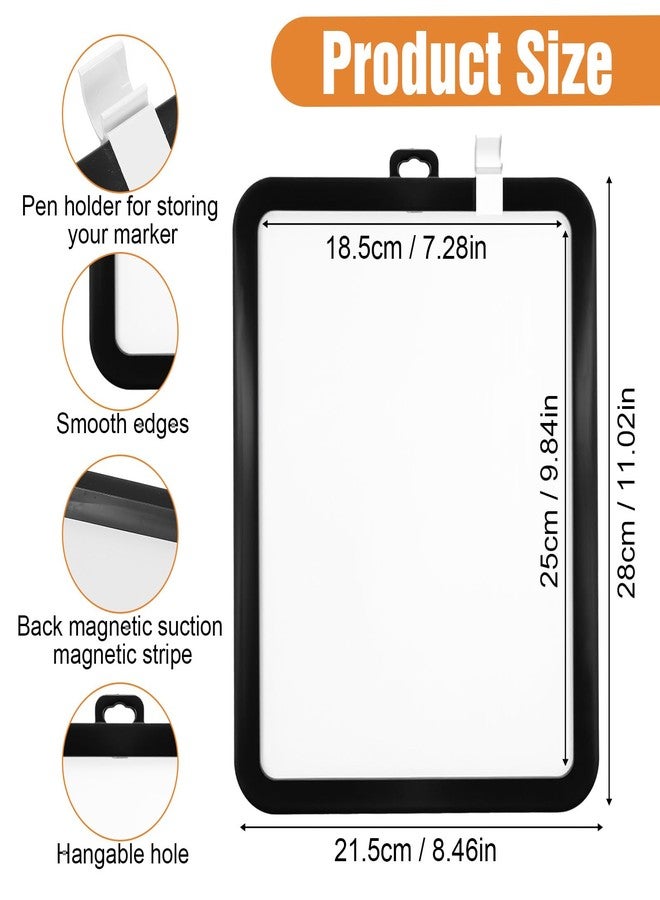 mekueeex 10 Small White Board Dry Erase Boards Classroom Pack Mini White Boards 8.5" x11” Double Sided Personal Whiteboards - Image 2