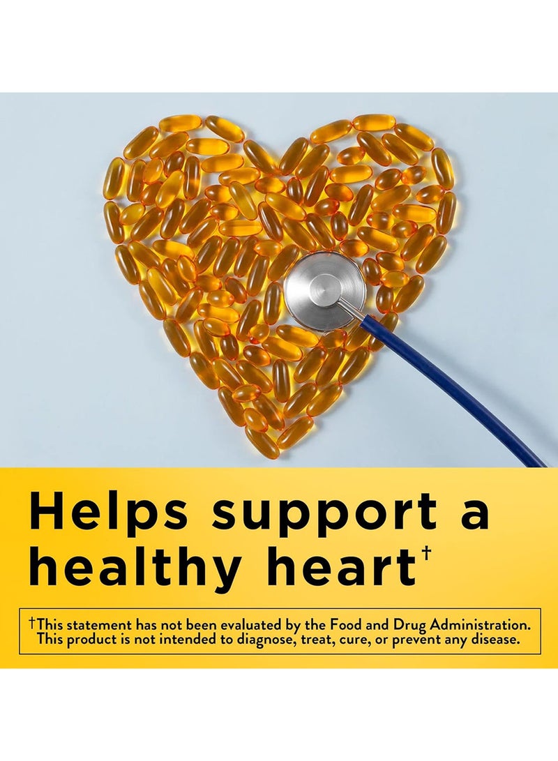 Nature Made Fish Oil 1000 Mg Softgels Omega 3 Fish Oil For Healthy Heart Support Supplement With 250 Softgels 125 Day Supply - Image 2