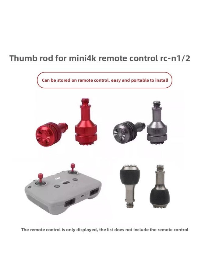 Suitable For DJI Flip/Neo/Air3S/4K/3Pro Thumb Stick Remote Control Joystick Handle-Color:Red-Specification:RC N1/2/3  - Image 2