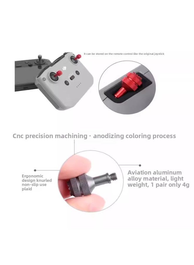Suitable For DJI Flip/Neo/Air3S/4K/3Pro Thumb Stick Remote Control Joystick Handle-Color:Red-Specification:RC N1/2/3  - Image 4