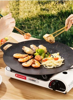Aikenn Grill Pan,Baking Pan,Bbq Grill Pan,Non-Stick Barbecue Plate,Nonstick Durable,Even-Heating,Versatile Cast Iron Griddle For Induction,Gas Stove,Electric Cooktop,Indoor Or Outdoor Grilling(30cm)  - Image 5