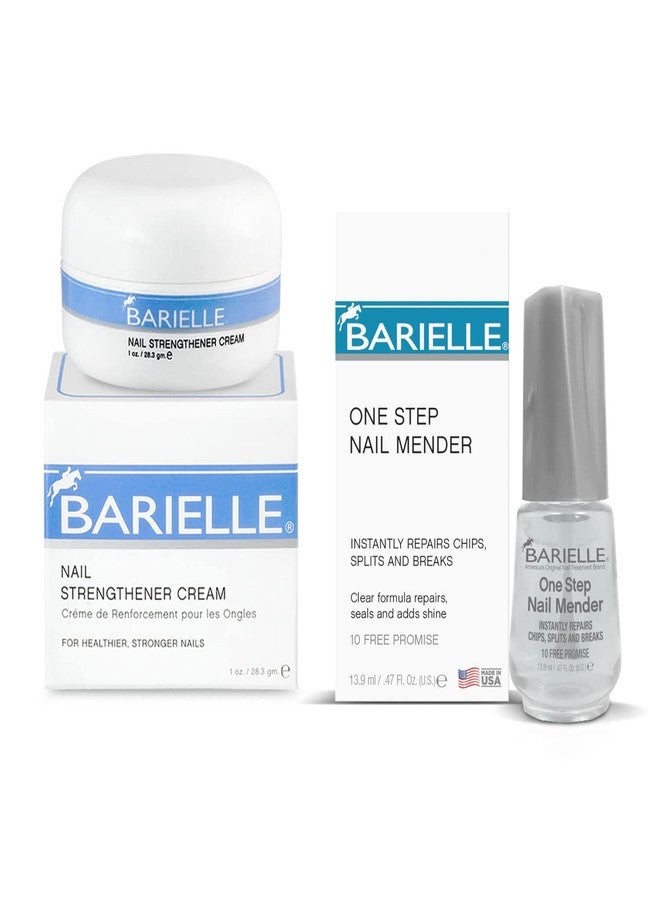 Barielle One Step Nail Mender with Barielle Nail Strengthener 1oz - 2-PC Nail Repair & Nail Strengthening Set - Image 1