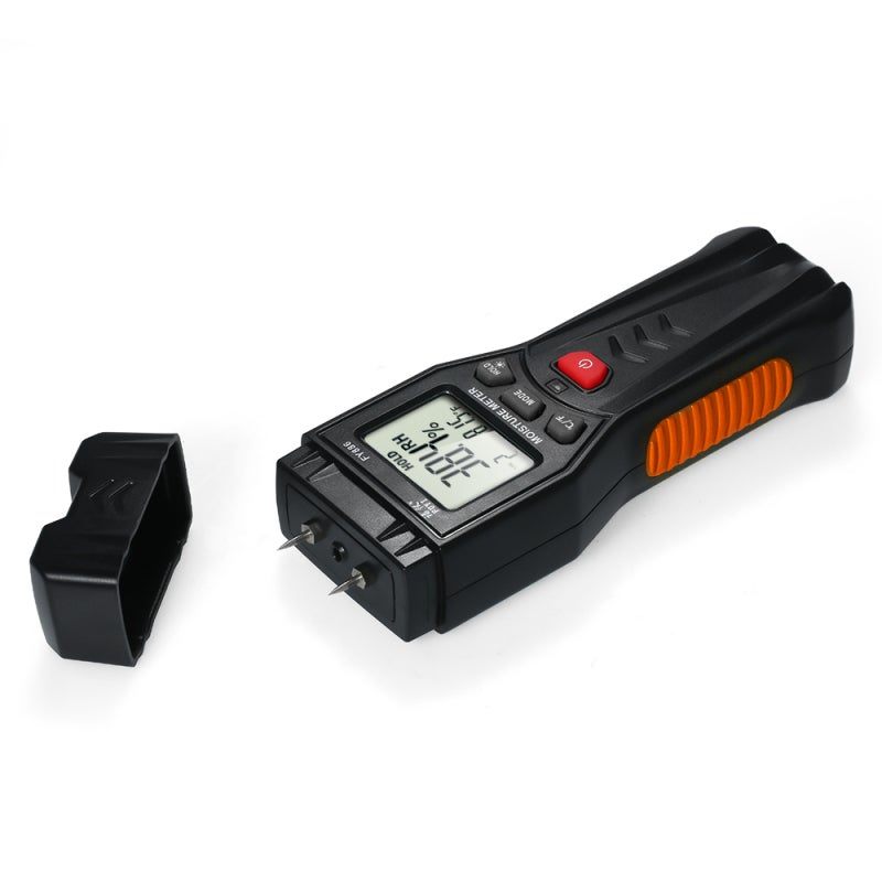 FUYI Digital Damp Meter Detector Wood Meter Wood Tester with 7 Modes LCD Backlight Data Hold Function for Wood Plants Cement Range 0.0%～60.0% - Image 2