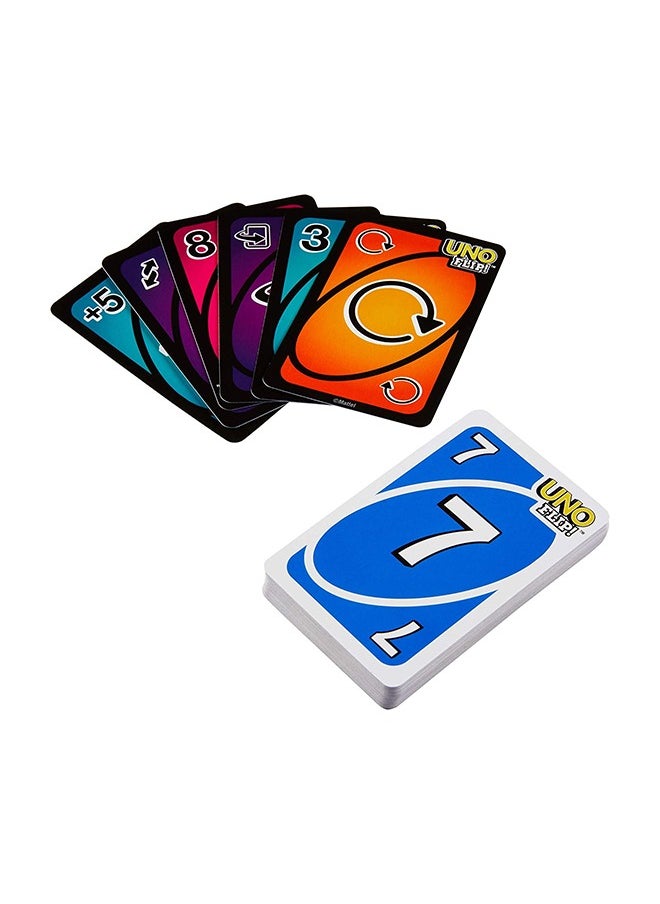 Mattel Toys - Uno Flip! Card Game Gdr44 Double Sided Cards And Special Flip For Parties - Image 1