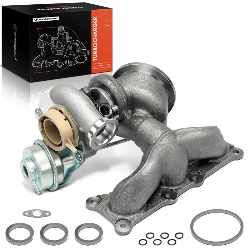 APremium Complete Turbo Turbocharger Kit with Wastegate Actuator Gasket Compatible with BMW 740i 20102015 740Li 20112015 740Li xDrive 20132015 X6 20082016 30L Replace 4913107239