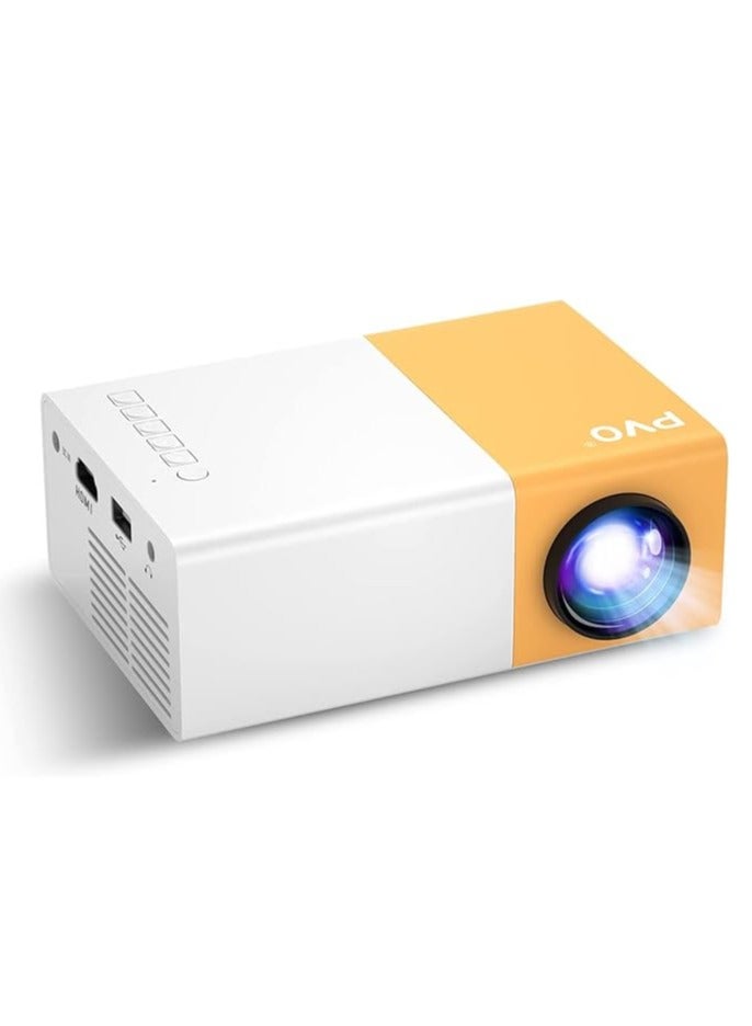 Mini Projector, Cartoon Portable Projector, Kids Gifts, Outdoor Movie Projector, LED Micro Video Projector for Home Theater Movie Projector - Image 1