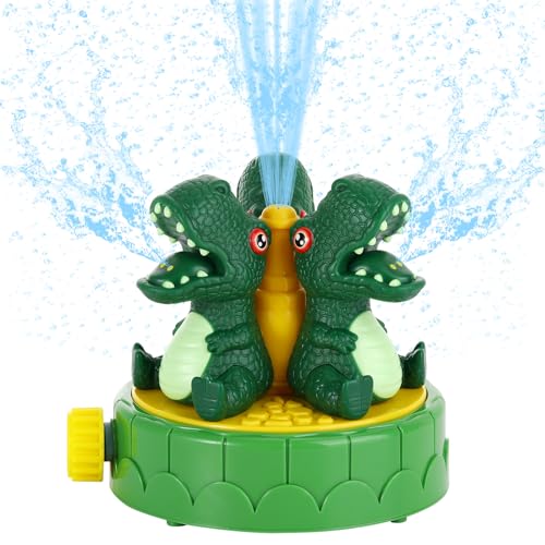 HeySplash Water Sprinkler ToyOutdoor Play Toys for KidsToddler Summer Water ToysBackyard Sprinkler Splashing Fun Toys Attaches to Garden Hose Yard for Over 3 Year Old Boys Girls Gifts - Image 1