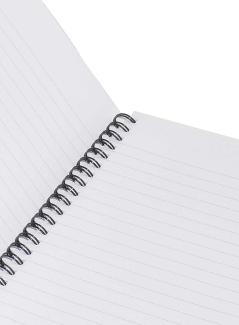 FIS دفتر ملاحظات لينة الغلاف حلزوني FIS LIGHT عبوة من 10، خط واحد، 10X8 بوصة (25.4 X 20.32 سم) 100 ورقة -LINB1081606S - Image 2